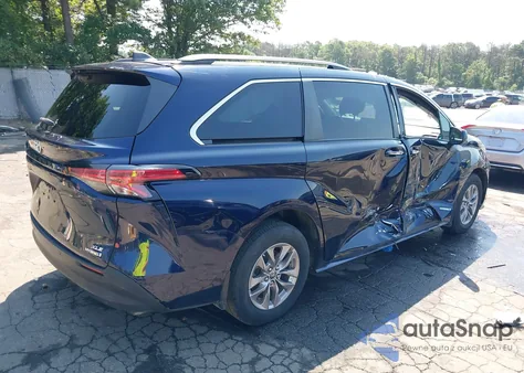 2021 Toyota Sienna Xle из США, поврежденный, VIN 5TDJSKFC1MS007876